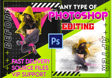 I will do any photoshop editing and photo