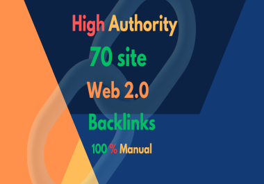 I will give 70 web 2.0 backlinks completely book your way