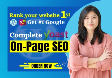 Complete on page SEO service for google top ranking