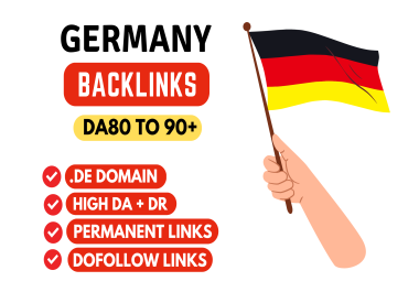 Manually create 50 Germany dofollow de German Backlinks +50 High Authority Backlinks