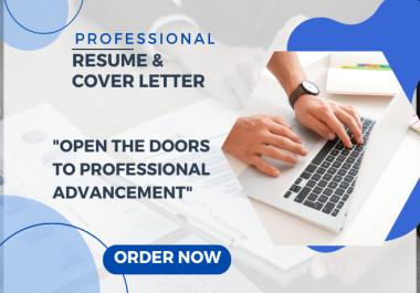 I will make a professional resume & cover letter