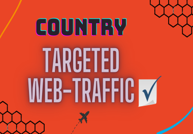 Bring 10000 real organic human country targeted website traffic