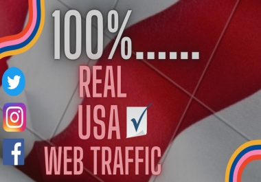 I will drive 10000 real USA human friendly worldwide web traffic