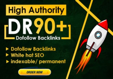 I will provide high authority da 90 plus SEO dofollow backlinks