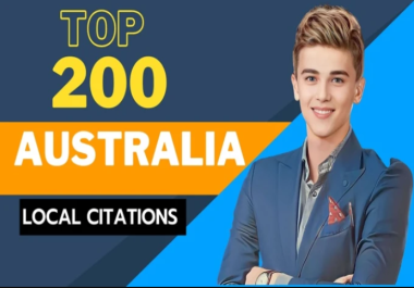 I will do top 100 Australia local citations for local business