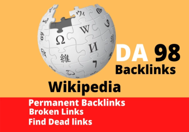 I Will Create High-Quality,  Lifetime Backlinks from Wikipedia for Maximum Online Visibility