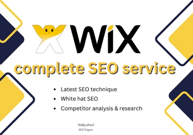 I will do complete Wix SEO optimization service for google ranking