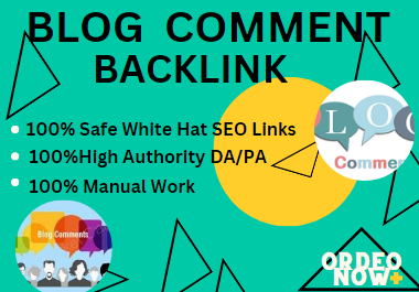 I will do 150 blog comment backlinks on high domain authority