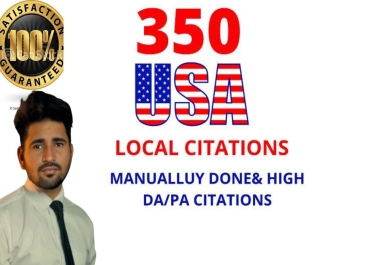 I will do local citations or local listings for USA local business