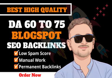 I Will Create 100 Blogspot Comments Backlinks With DA 60 To 75 For Pro Ranking