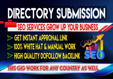 Manually Create 100 High-Quality Directory Submission For SEO