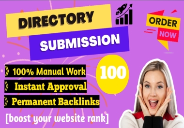 I Will Do 100 Manually High-Quality Directory Submission from PR web directories