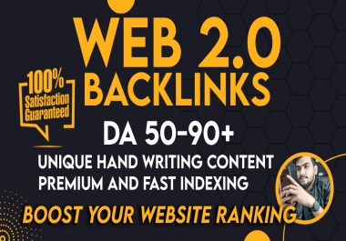 I Manually Build 50 Web 2.0 High Quality Backlinks