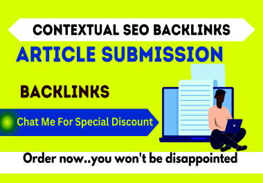 I will submit 150 unique article submissions with dofollow seo backlinks