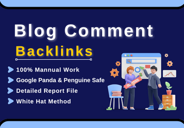 I will do 60 dofollow blog comment SEO backlinks on Instant approval sites