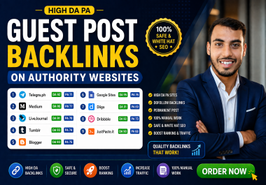 Skyrocket Your Website's SEO Ranking with Premium 90+ DA Dofollow Backlinks Package