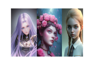 I will make amazing fictional AI art,  ai portraits,  ai character design