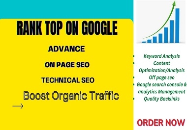 I will do On-Page SEO optimization & Boost Organic Traffic