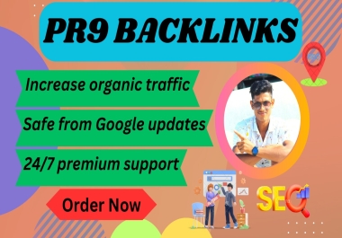I will Provide 100 PR9 backlinks from high-trusted site