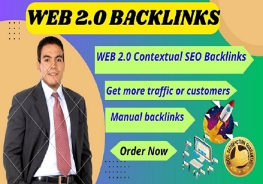 Create Top Quality 30 Unique Web 2.0 Backlinks From High DA DR Website