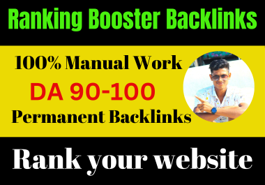 Ranking Booster 1000 Backlinks PR9 Forum Posting Article submission,  Directory Submission DA90+ site