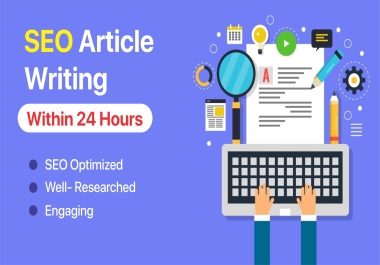 SEO optimized engaging article/blog writing
