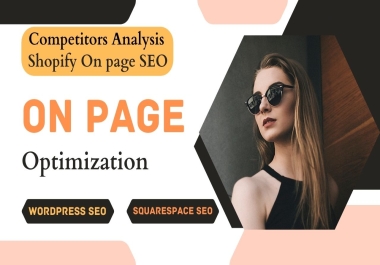 I will do on page SEO optimizations for your website