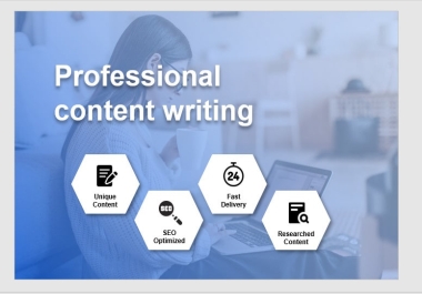 I will write 1000+ seo optimized word and will respond within 24 hours