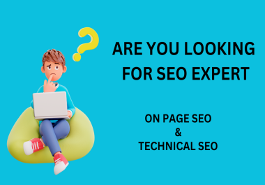 I will do On page SEO and Technical optimization of your website.