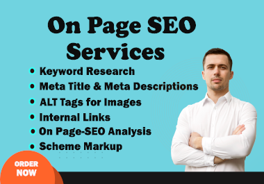 I will provide On-Page SEO optimization for your website