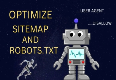 I will make XML sitemap and robots txt file for the wordpress website