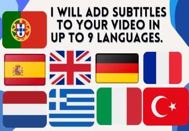 I will add synced english and 8 other language subtitles