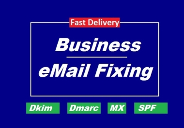 Fix gmail,  g suite,  workspace,  DKIM,  SPF,  DMARC,  Mta Sts,  Authentication Block Error Problem Issues