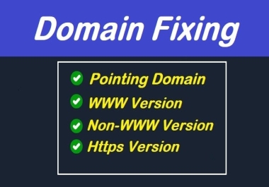 Fix WWW non WWW or without www Domain Problem Error Issues or Bugs