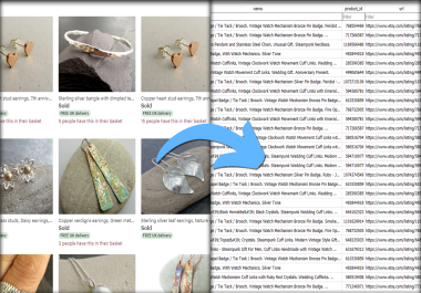 Etsy Product Scraping/Research 1200 Entries - SQLite or CSV Output