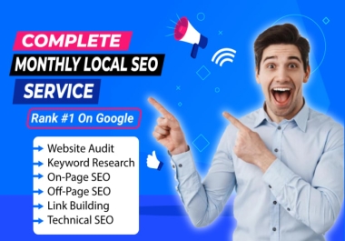 I will do complete 30 Days local SEO service for google top ranking