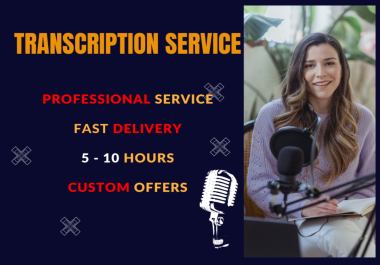 Transcribe 10 min video and do audio transcription in 10 hours