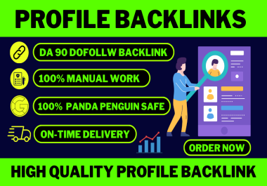 220 high quality dofollow social profile creation backlinks