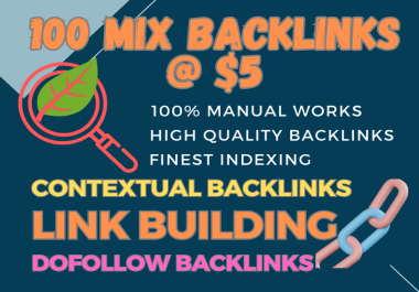 I will create high DA100 mixed backlinks