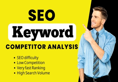 Best SEO keyword research and competitor analysis