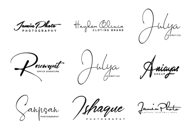 I will do calligraphy,  script,  typography,  handwritten signature logo