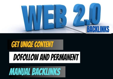 GET ranked your website with 40 web2.0 dofollow backlinks