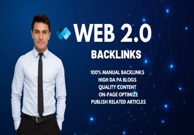 25 Web 2.0 Backlinks from High authority DA 50-90+ Website