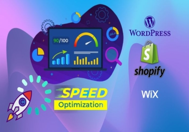 speed up wordpress shopify wix website
