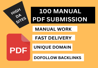 You will get 100 pdf documents sharing fully manual method