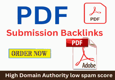 I will Create 40 PDF submission/document sharing permanent backlinks