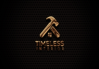 Make creative unique modern minimalist interior logo desgin for business