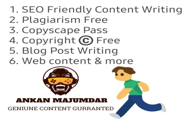 1200 Word SEO Friendly Content/Article/Script Writing in any language for Blog,  Website,  Apps