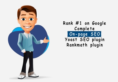 I will do on-page SEO for your Wordpress website to rank on google.