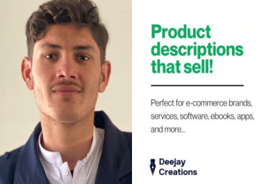 I will create product descriptions that boost your sales